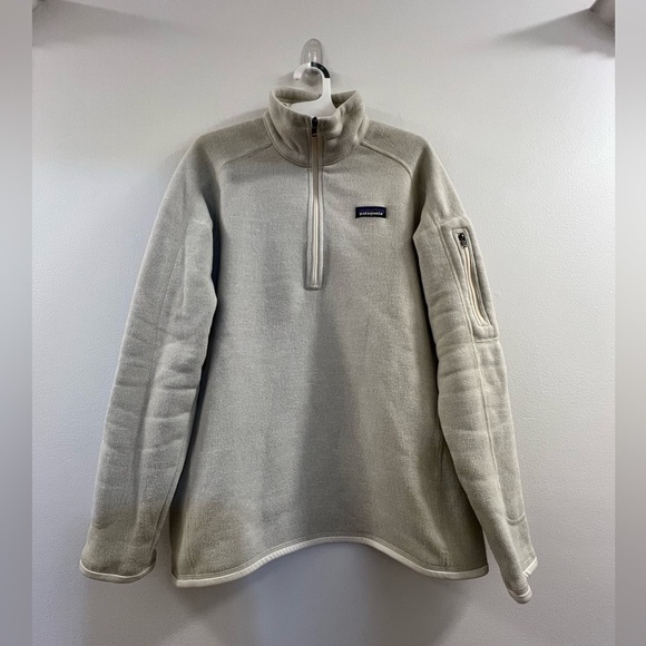 PATAGONIA Womens Better Sweater 1/4 Zip Pelican OO. - Picture 9 of 11